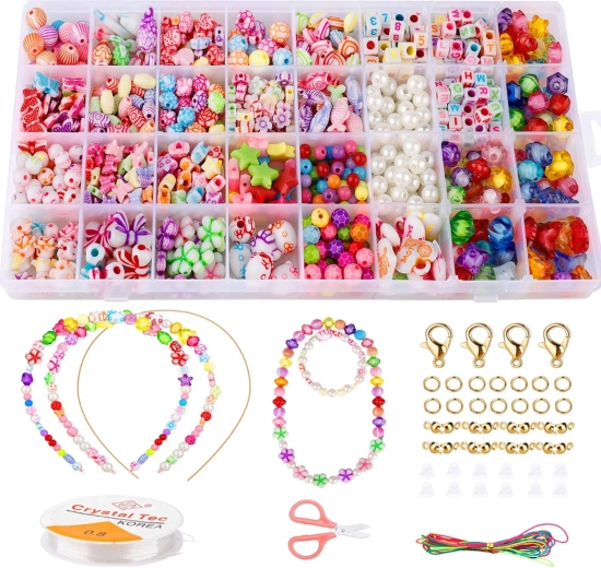 Kreatywny zestaw do tworzenia bransoletek