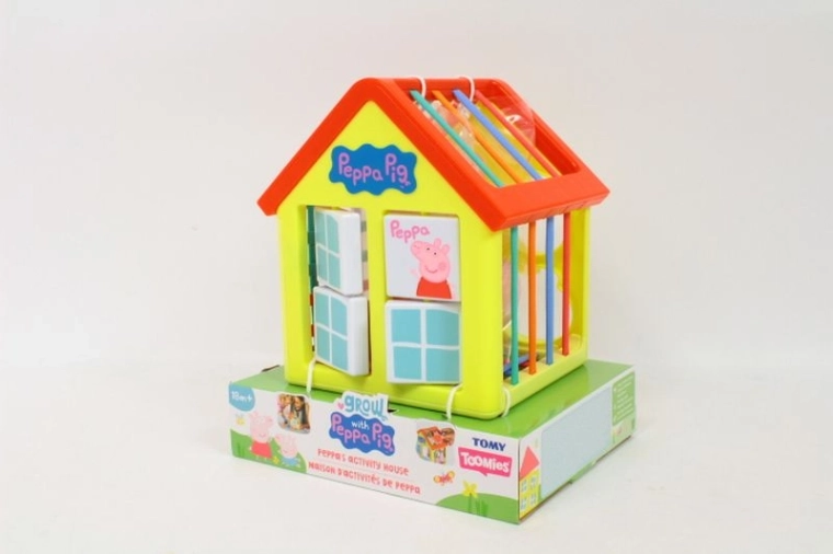 TOMY Świnka Peppa – sorter domek