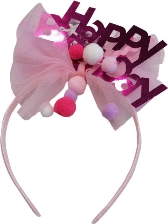 opaska Happy Birthday dla małych księżniczek