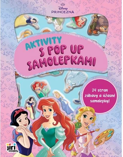 Aktywności z naklejkami pop-up Disney Księżniczki - 1 szt.
