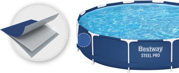 Solidna stalowa rama i wielowarstwowa folia