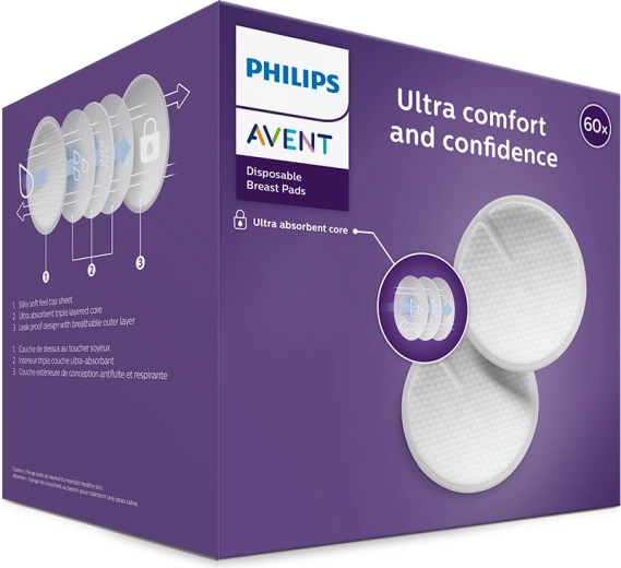 Jednorazowe wkładki laktacyjne Philips Avent 60 szt.