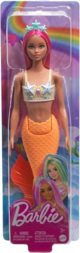 Lalka Barbie Syrena z pomarańczowym ogonem