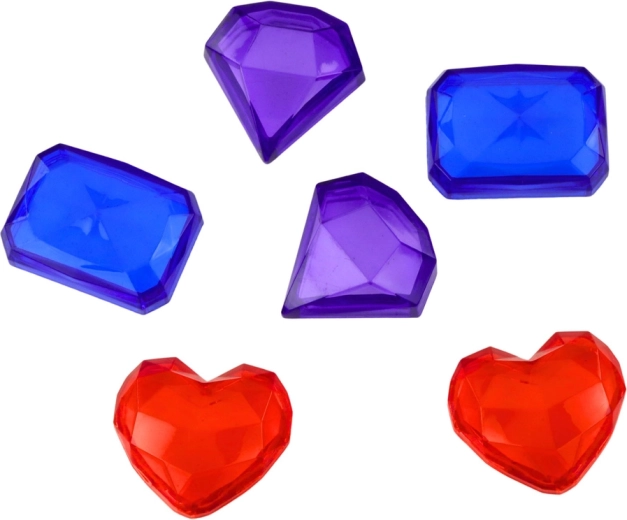 Błyszczące klejnoty i kształty do kreatywnej zabawy