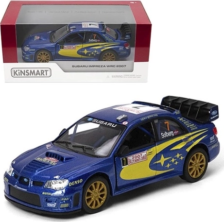 Kolekcjonerski metalowy model Subaru Impreza WRC 2007