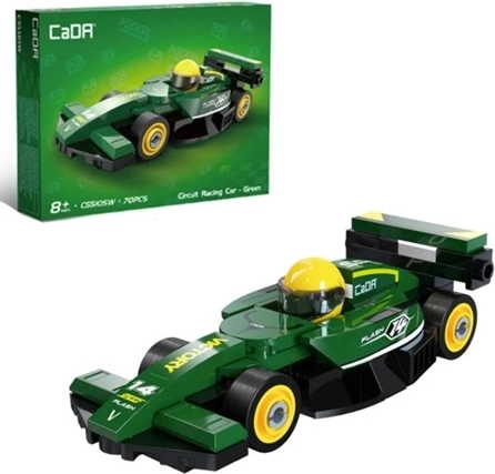 Cada zestaw konstrukcyjny samochód sportowy Circuit Racing Car zielony