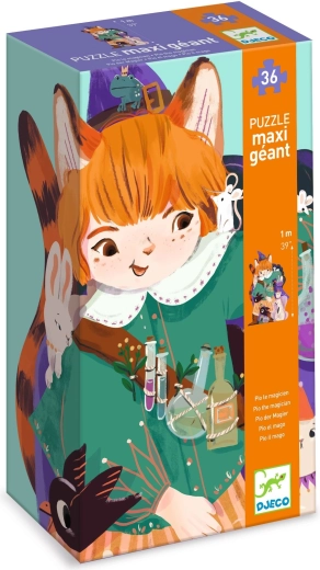 Djeco gigantyczne puzzle Czarodziej Pio, 36 elementów