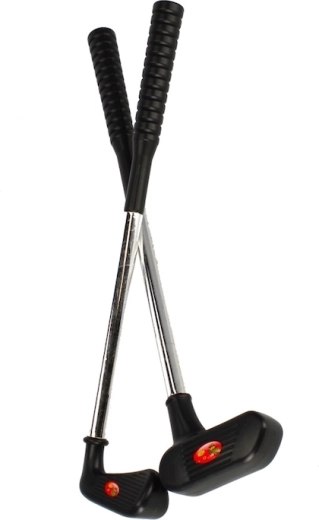 Dwa dziecięce kije golfowe do łatwego puttowania