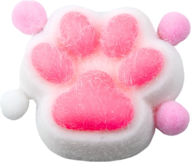 Uroczy design kociej łapki