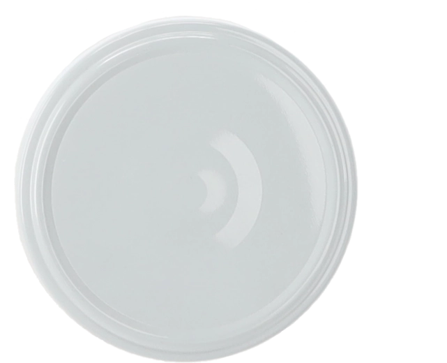 Białe wieczko do słoików 82 mm z 6 zaczepami