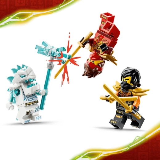 Bohaterowie NINJAGO kontra Lodowy Potwór