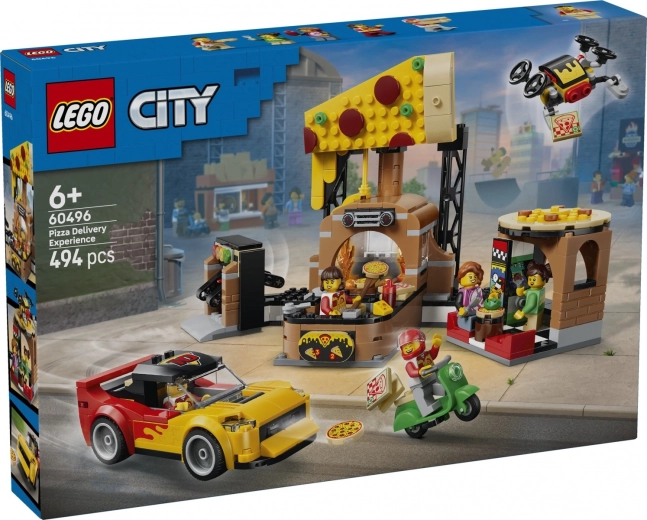 LEGO City dostawa pizzy z pojazdami