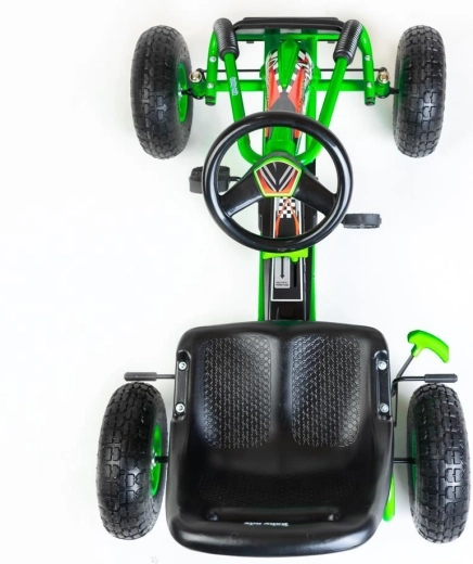 Pełna kontrola: przód/tył, wolne koło i hamulec ręczny