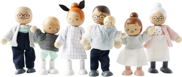 Drewniane lalki Moja rodzina - Le Toy Van