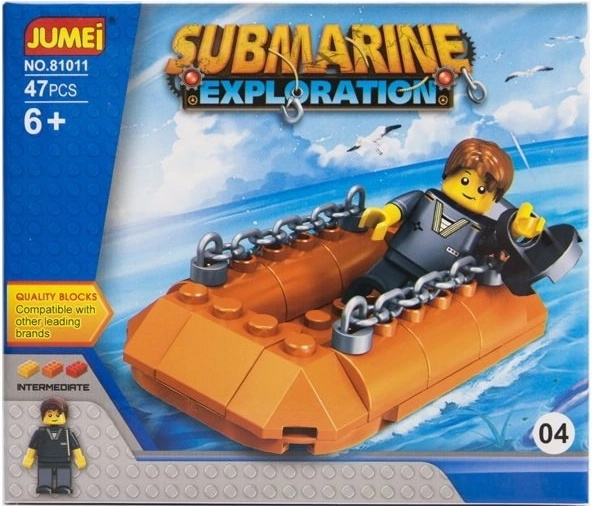 Jumei submarine exploration podwodna wyprawa zestaw konstrukcyjny 47 elementów - 1 sztuka