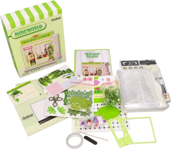 i-Total mini kwiaciarnia – diorama DIY do złożenia