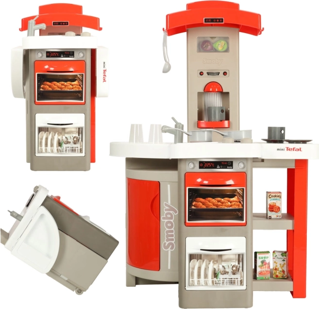 Smoby kuchnia MINI TEFAL OpenCook elektroniczna, składana na kółkach