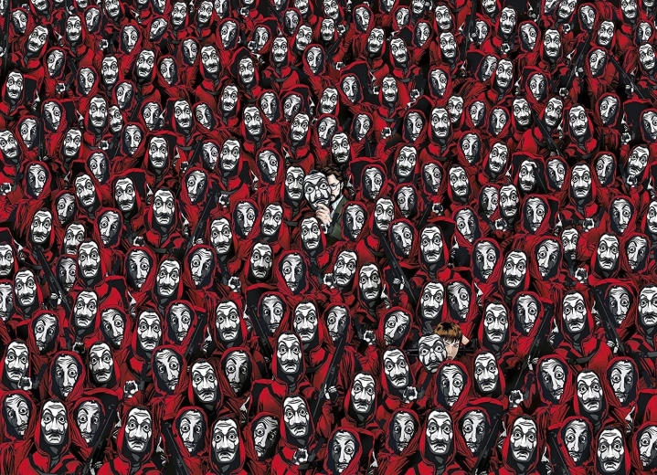 Puzzle Clementoni Impossible Netflix Dom z papieru 1000 elementów