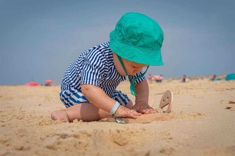 Zabawa na plaży i w piaskownicy