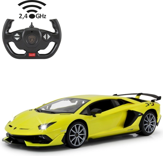Jamara Lamborghini Aventador SVJ RC samochód 1:14 żółty 2,4 GHz