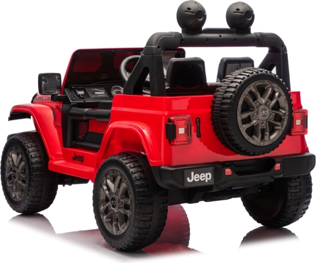 Jeep Wrangler Rubicon Lift – dziecięcy samochód elektryczny czerwony