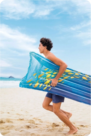 Wytrzymały materiał PVC i łatwy transport