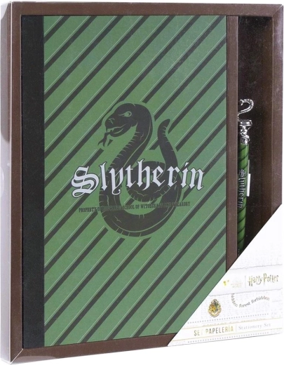 Zestaw piśmienniczy na prezent Harry Potter Slytherin