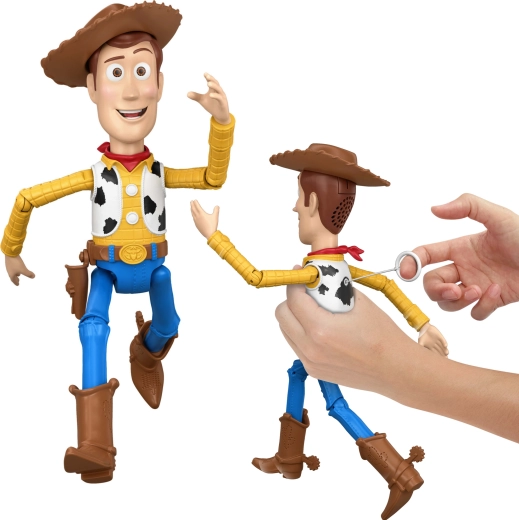 Interaktywna figurka Disney Toy Story 5 Woody biegnący 30 cm w języku polskim