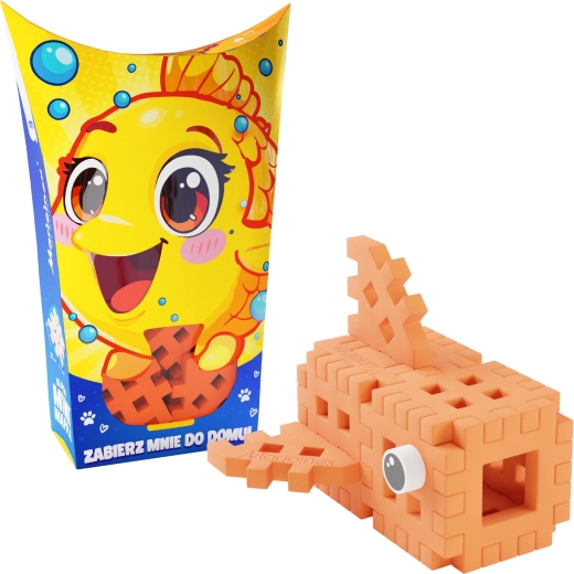 Klocki konstrukcyjne Mini Waffle Pocket Pets – rybka