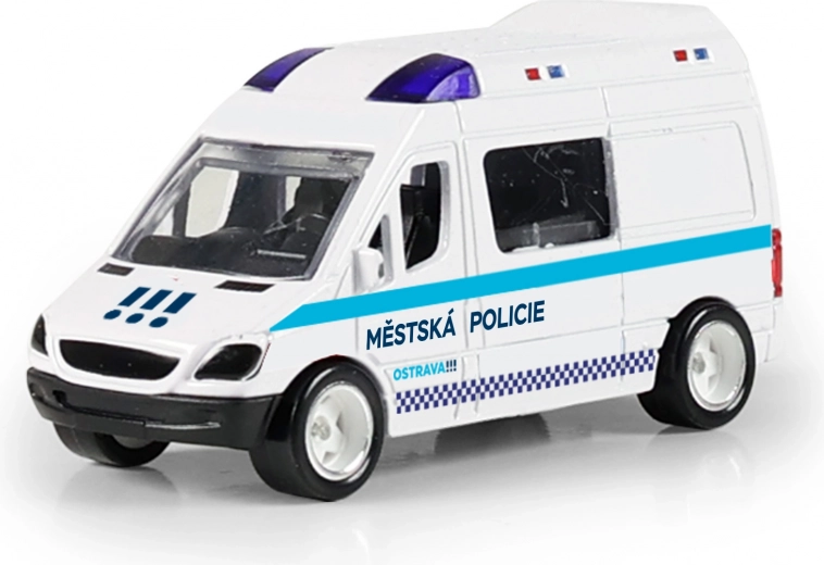 Metalowy policyjny samochód Ostrava 7 cm