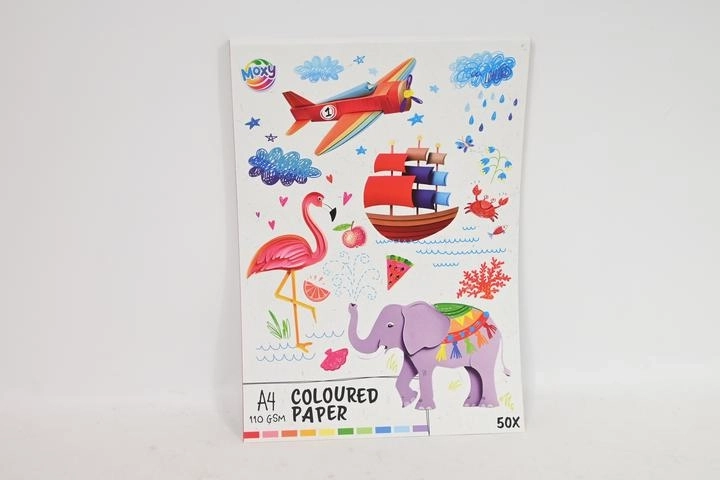 Kolorowy papier CCG A4, 50 arkuszy