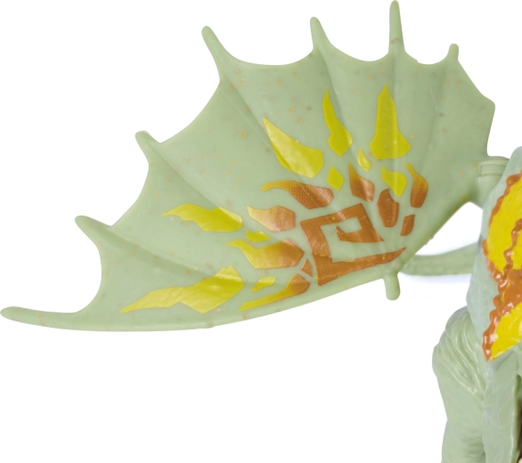 Autentyczny smok Rumblehorn z dopracowanymi skrzydłami