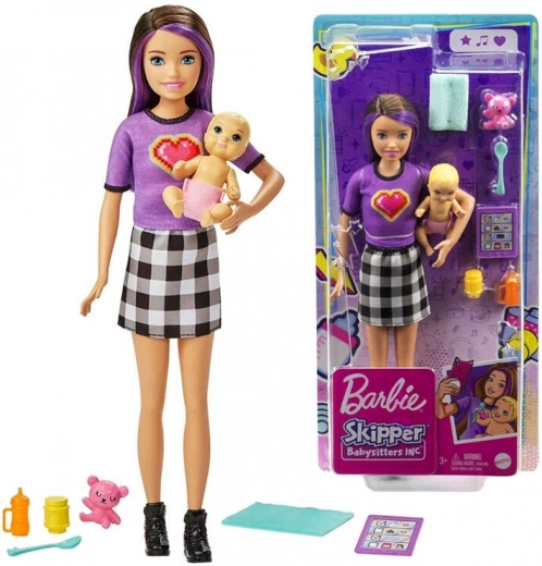 Lalka Barbie Skipper Opiekunka