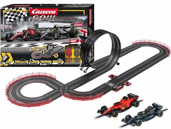 autostrada carrera go racing for glory 5,3 m z ferrari i mercedes f1
