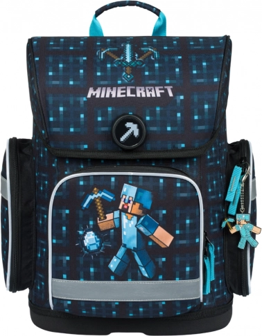 Plecak szkolny Baagl Ergo Minecraft Blue Axe