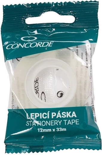 Taśma klejąca Concorde 12 mm × 33 m, transparentna