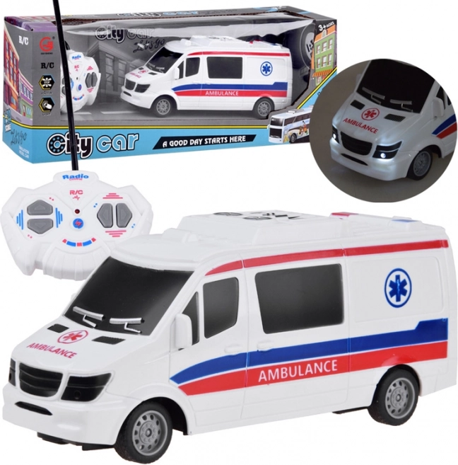 Auto na zdalne sterowanie - karetka