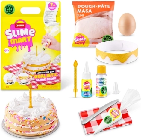 ZURU Slime Mart kreatywny zestaw z masą slime w kształcie tortu - 1 sztuka