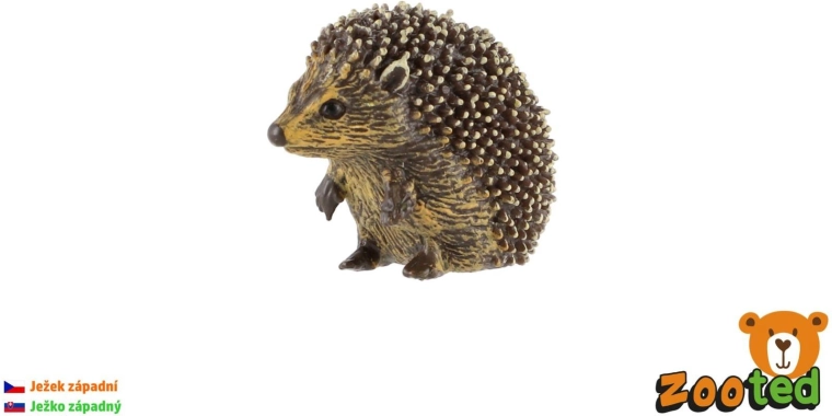 Figurka jeża zachodniego Zooted 4 cm