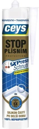 Silikon przeciw pleśni do łazienki i kuchni 280 ml transparentny CEYS