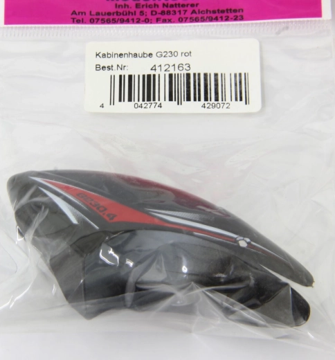Jamara kabina (canopy) g230 czerwona - 1 szt.