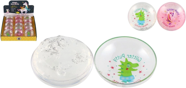 Brokatowy slime jednorożec - 1 sztuka
