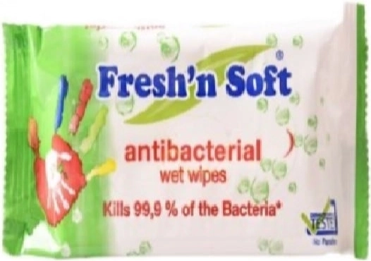 Fresh 'n soft antybakteryjne chusteczki nawilżane do rąk 15 szt.