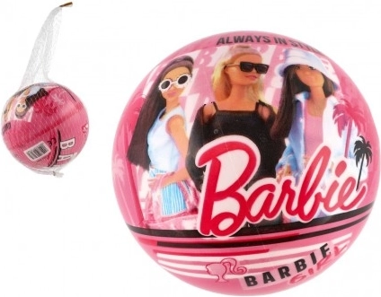 Piłka Barbie 14 cm nadmuchana w siatce