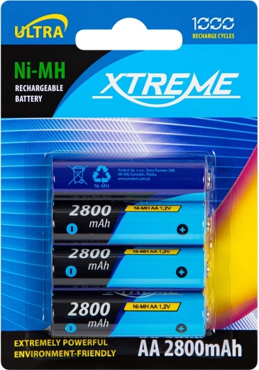 Akumulatory AA NiMH 2800 mAh Xtreme - 4 szt.