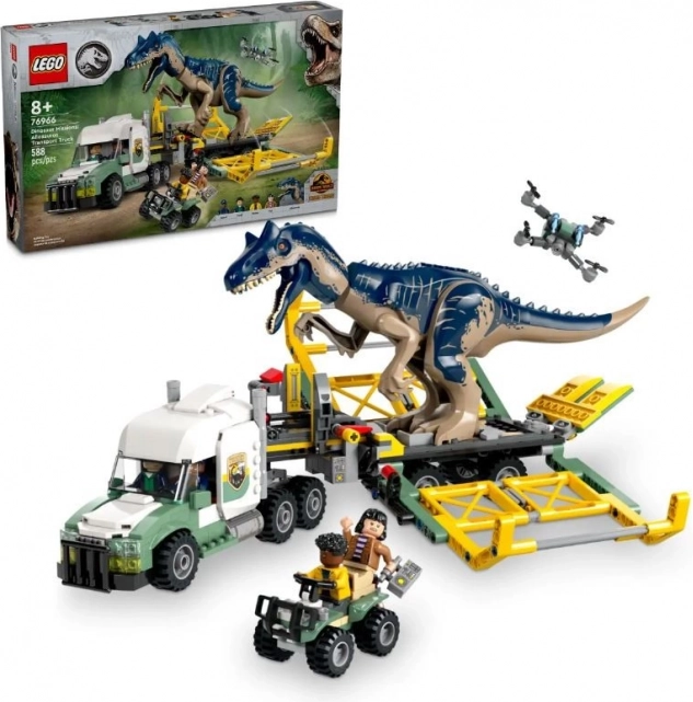 Jurassic World – transport allozaura ciężarówką 76966