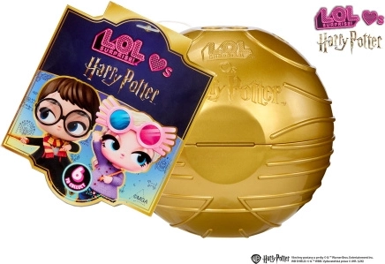 L.O.L. Surprise! Harry Potter kolekcjonerska laleczka w złotym zniczu - 1 sztuka