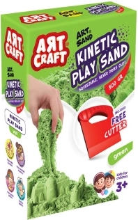 Art Craft piasek kinetyczny zielony 500 g