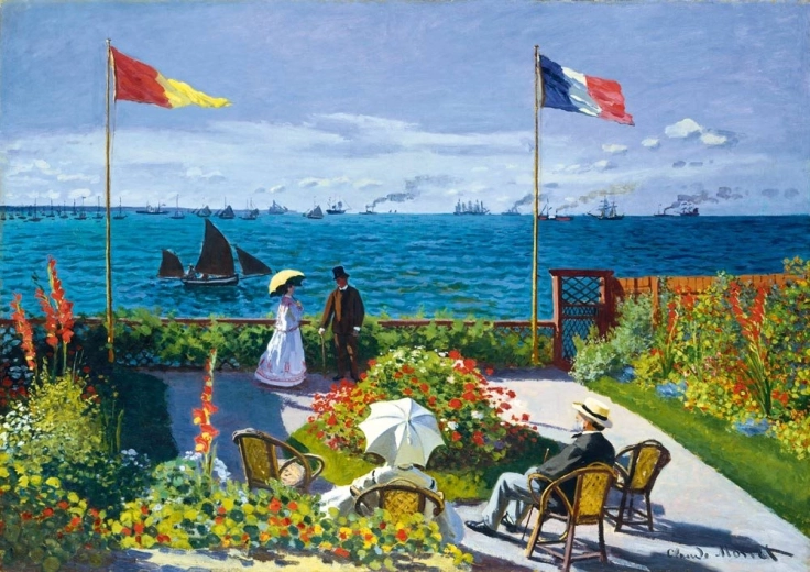 Puzzle Bluebird Ogród w Sainte-Adresse 1000 elementów