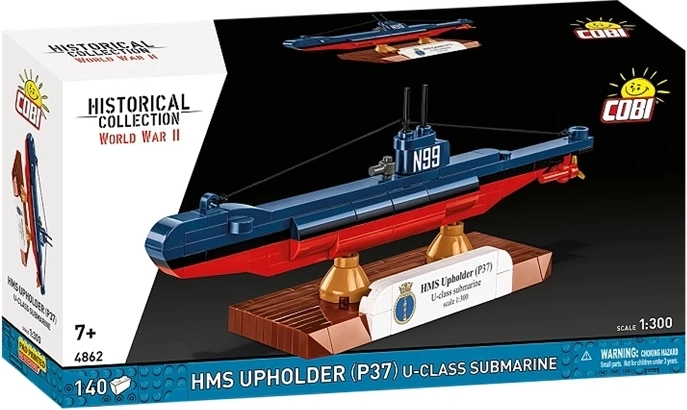 Cobi Historical Collection WWII okręt podwodny Royal Navy HMS Upholder (P37) 1:300